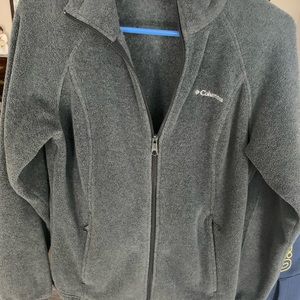 Columbia dark grey zipper jacket